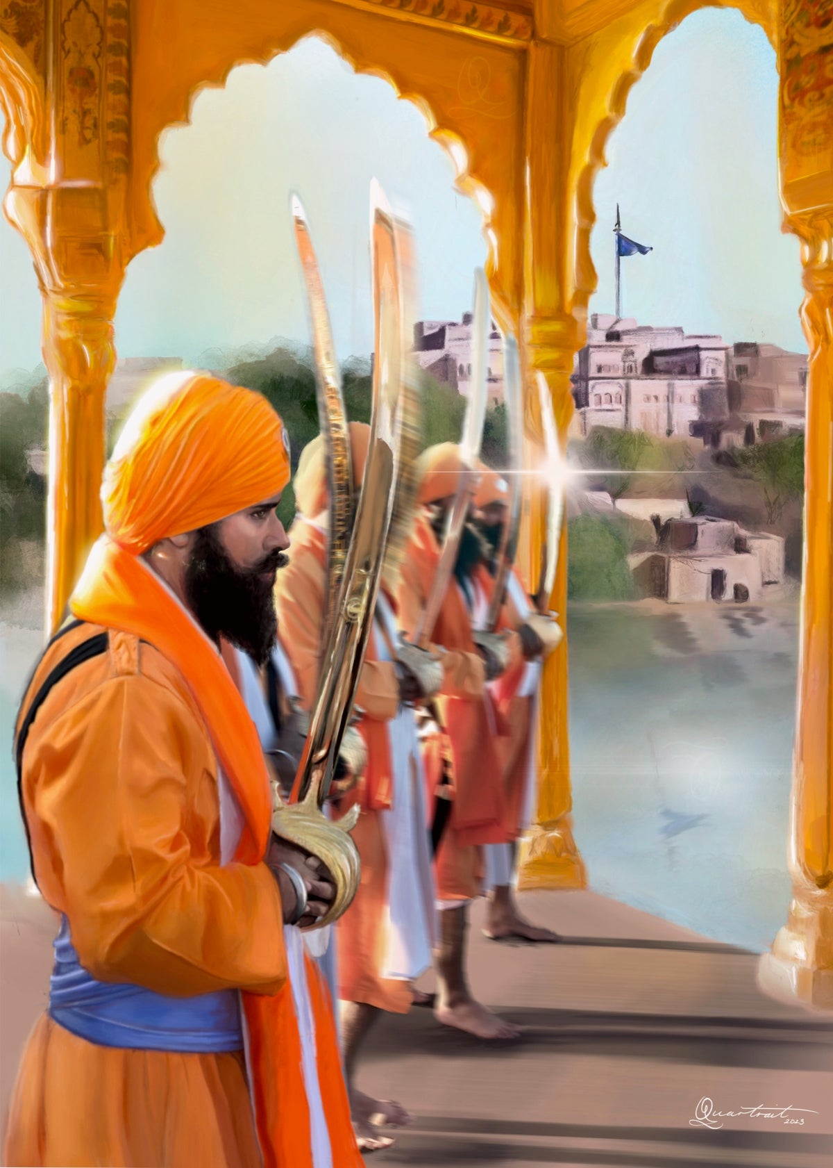 Dawn of the Panj Pyare at Anandpur Sahib - 2023