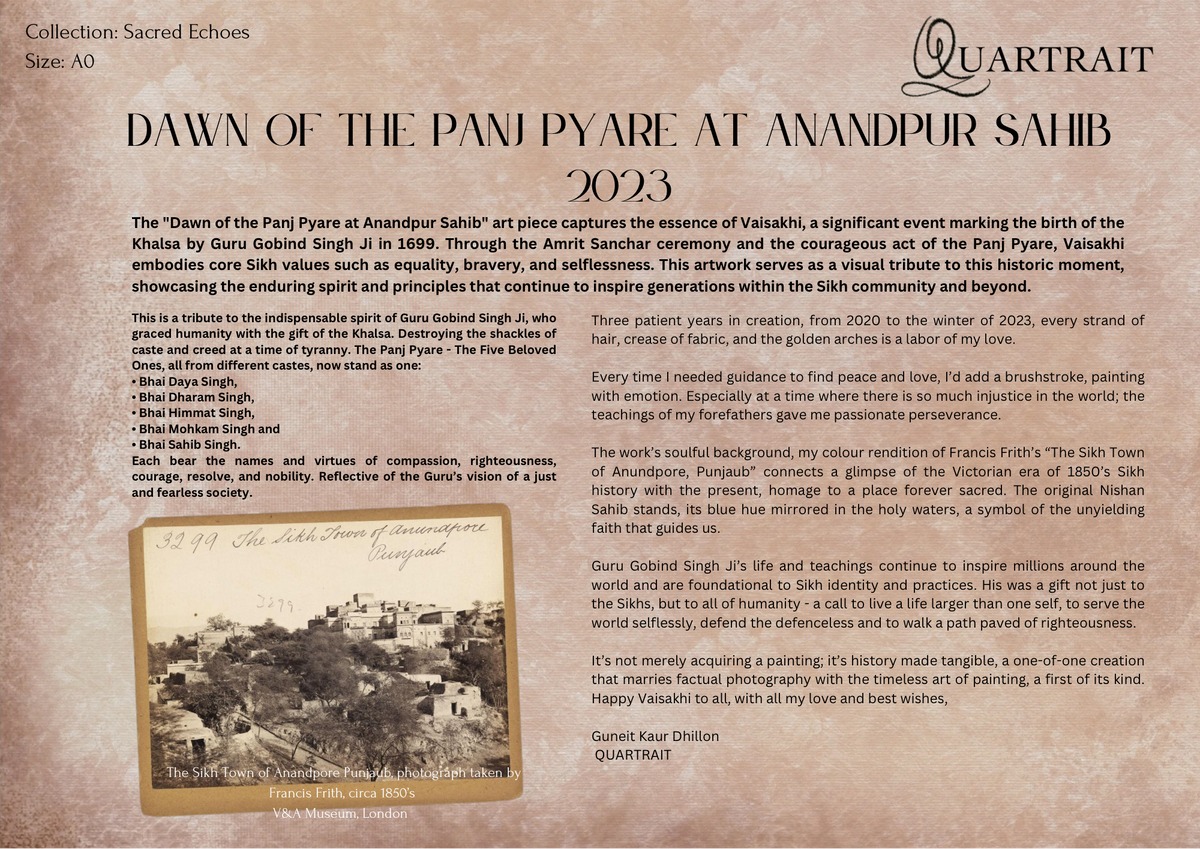 Dawn of the Panj Pyare at Anandpur Sahib - 2023