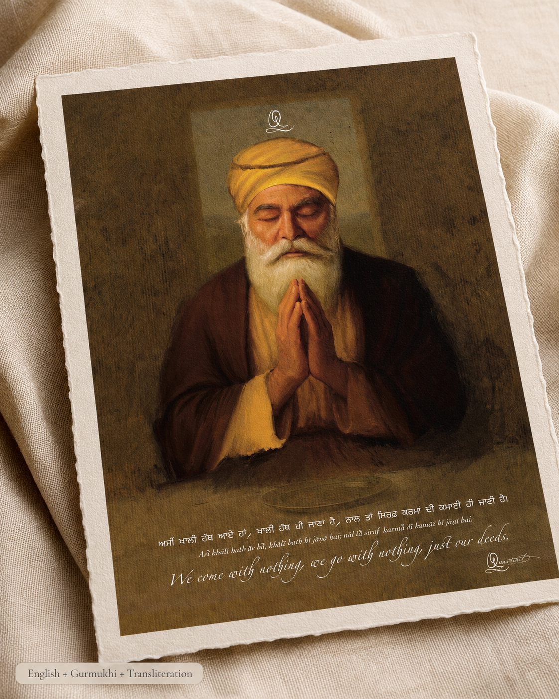 Guru Nanak Dev Ji - Giclée Print