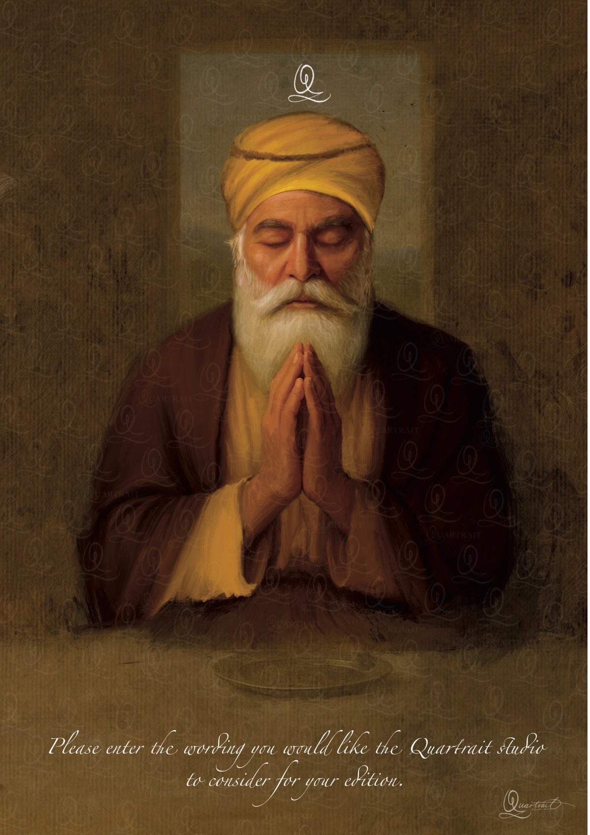 Guru Nanak Dev Ji - Giclée Print