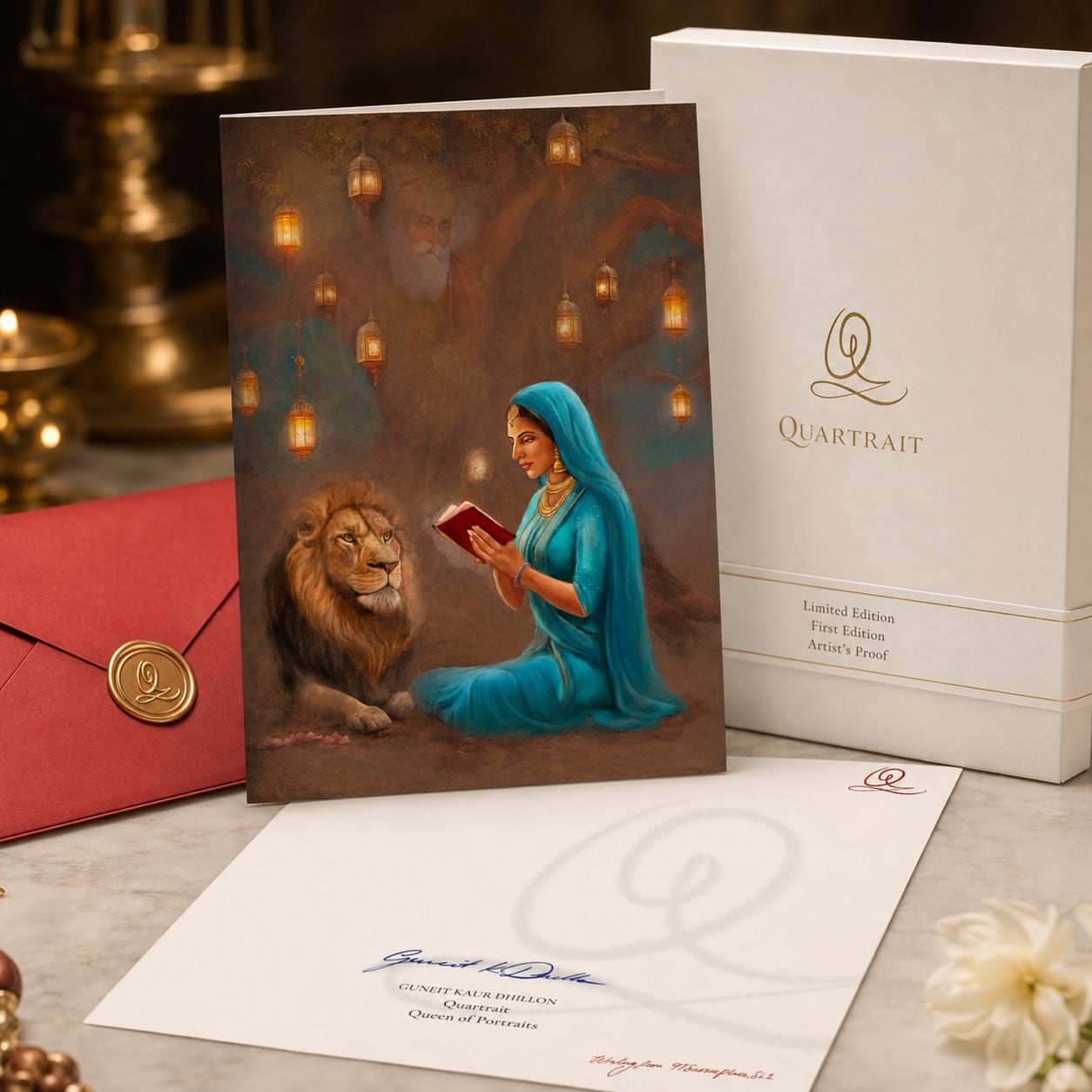 From Her, Kings Are Born - Sikh Fine Art A5 Greeting Card