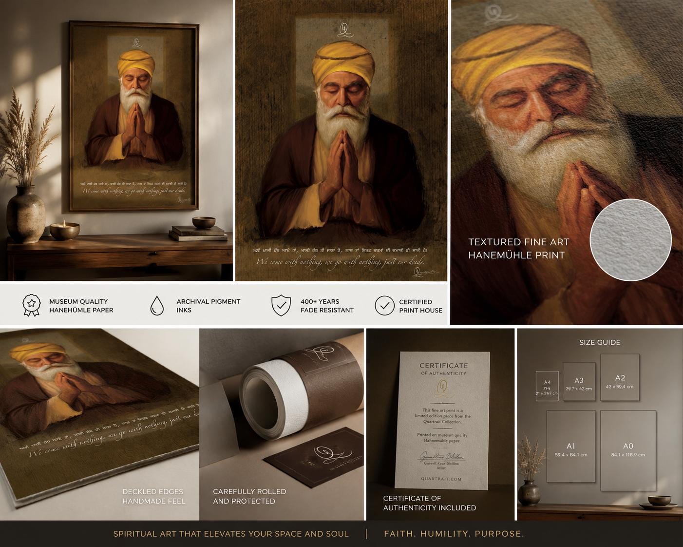 Guru Nanak Dev Ji - Giclée Print