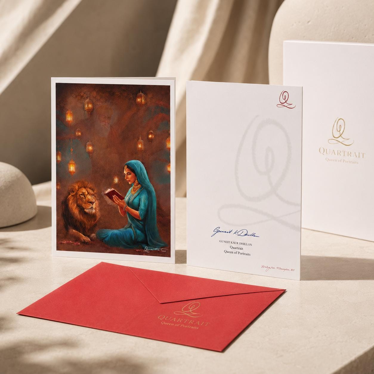 From Her, Kings Are Born - Sikh Fine Art A5 Greeting Card