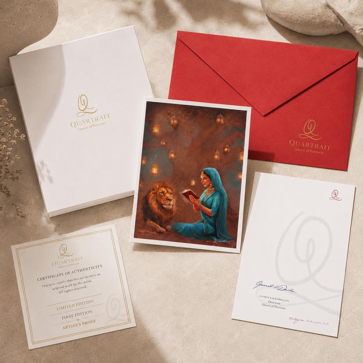 From Her, Kings Are Born - Sikh Fine Art A5 Greeting Card